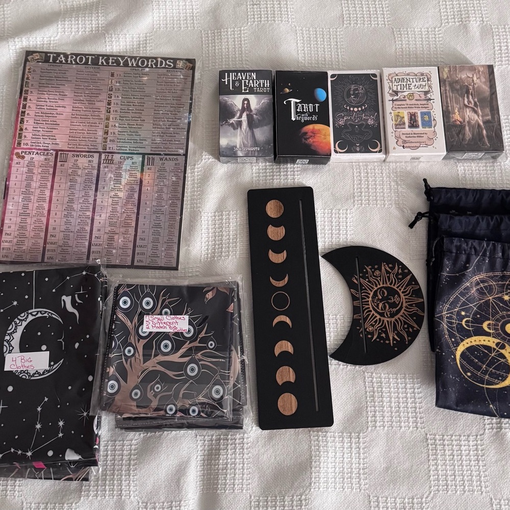 Mystical Tarot Card Set’s with Moon Phases accessories